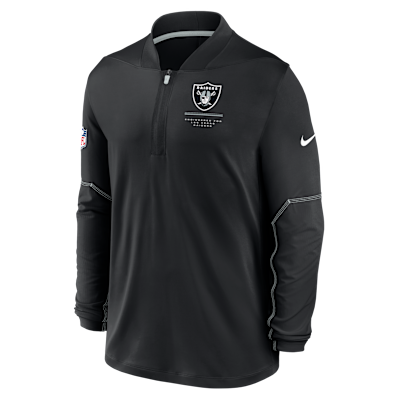 Las Vegas Raiders Sideline Men's Nike Dri-FIT NFL 1/2-Zip Top
